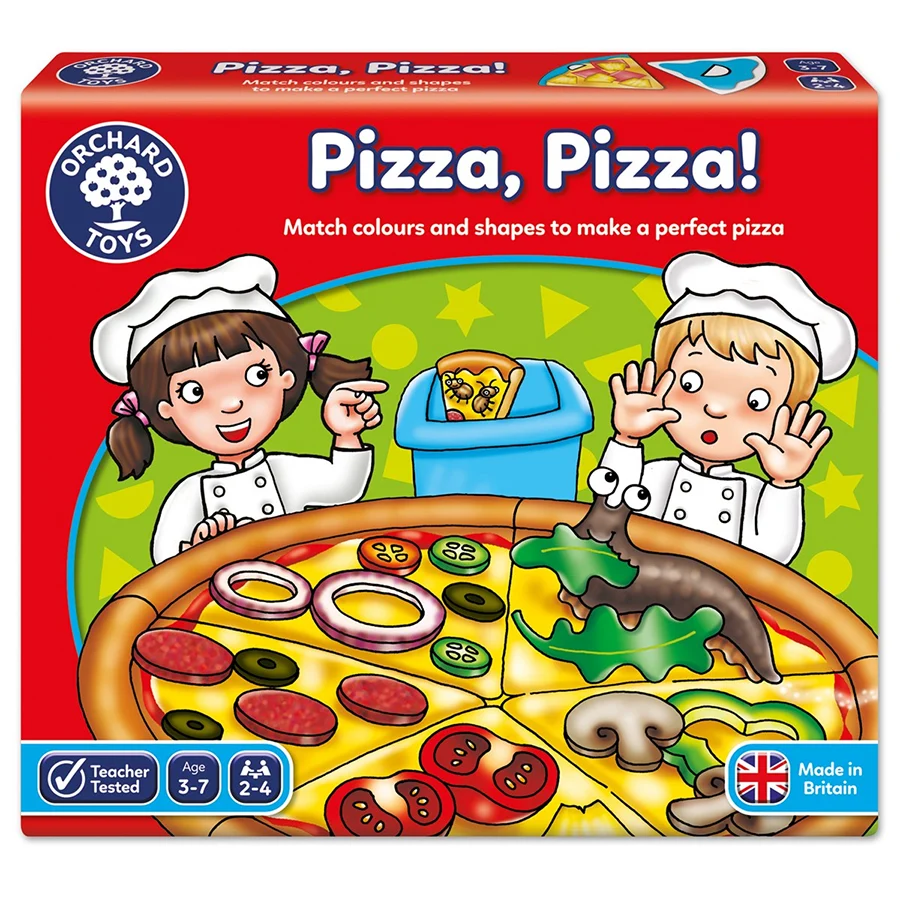 Orchard Toys Εκπαιδευτικό Επιτραπέζιο Παιχνίδι "Πίτσα- Πίτσα" Για Παιδιά 3-7 ετών
